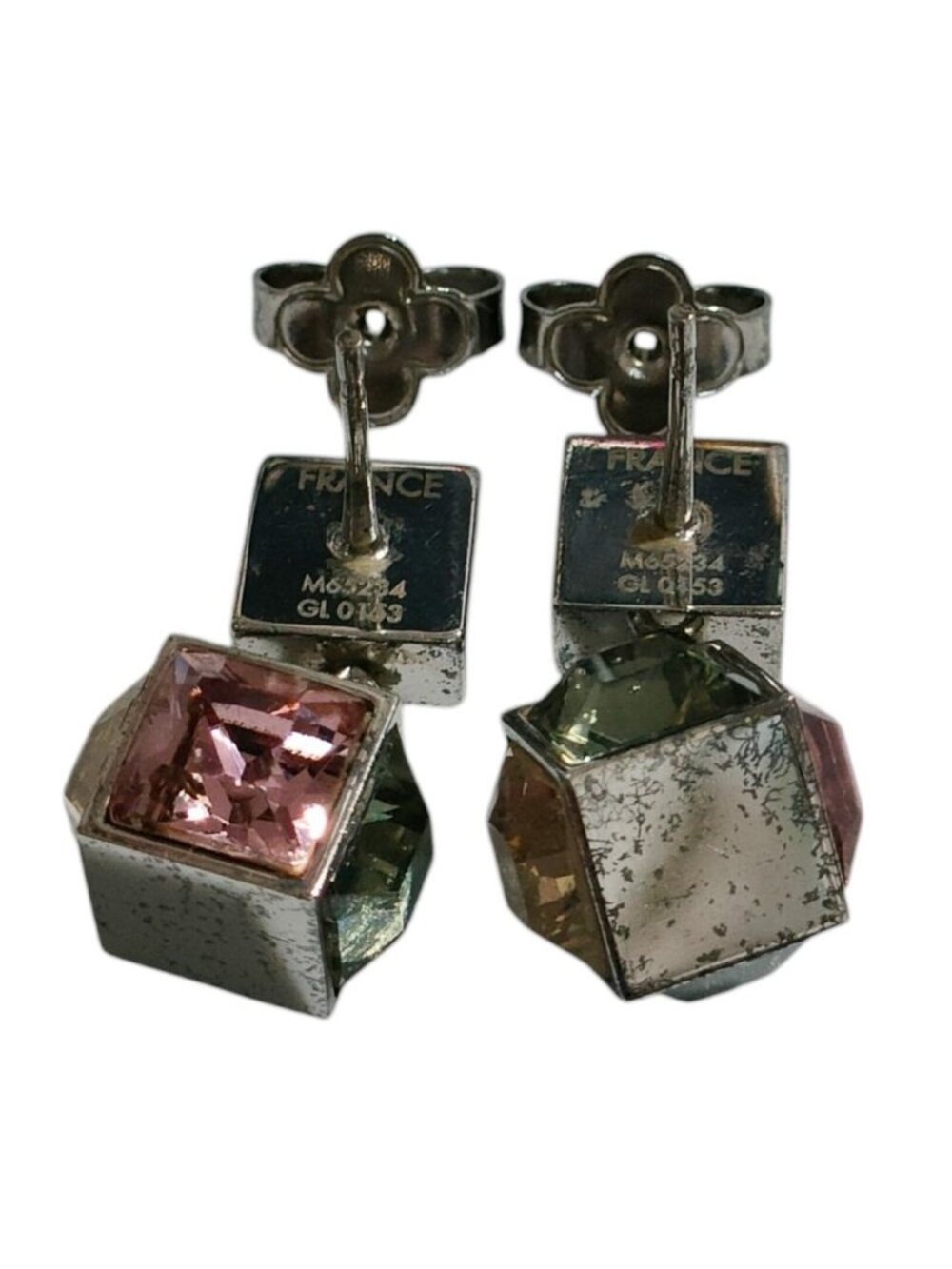 Louis Vuitton Book le Reille Gamble Vijoux Earrings Silver - Picture 4 of 7